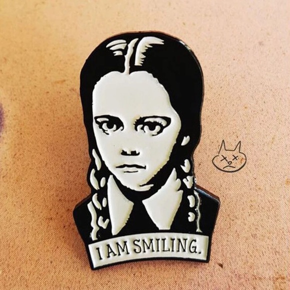 Jewelry - 🎉 Wednesday Addams Family Enamel Brooch Pin